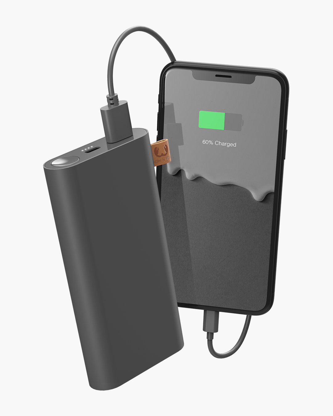 Fresh 'n Rebel - Powerbank 12000 mAh USB-C - Storm Grey
