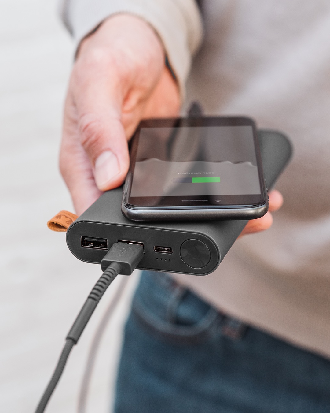 Fresh 'n Rebel - Powerbank 18000 mAh USB-C - Storm Grey