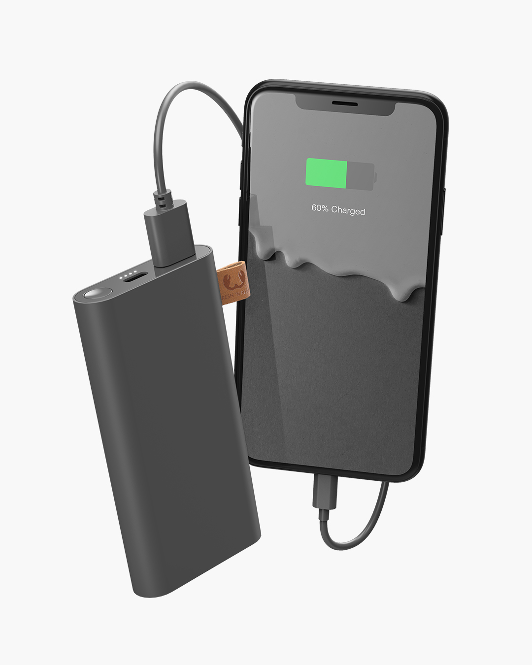 Fresh 'n Rebel - Powerbank 6000 mAh USB-C - Storm Grey