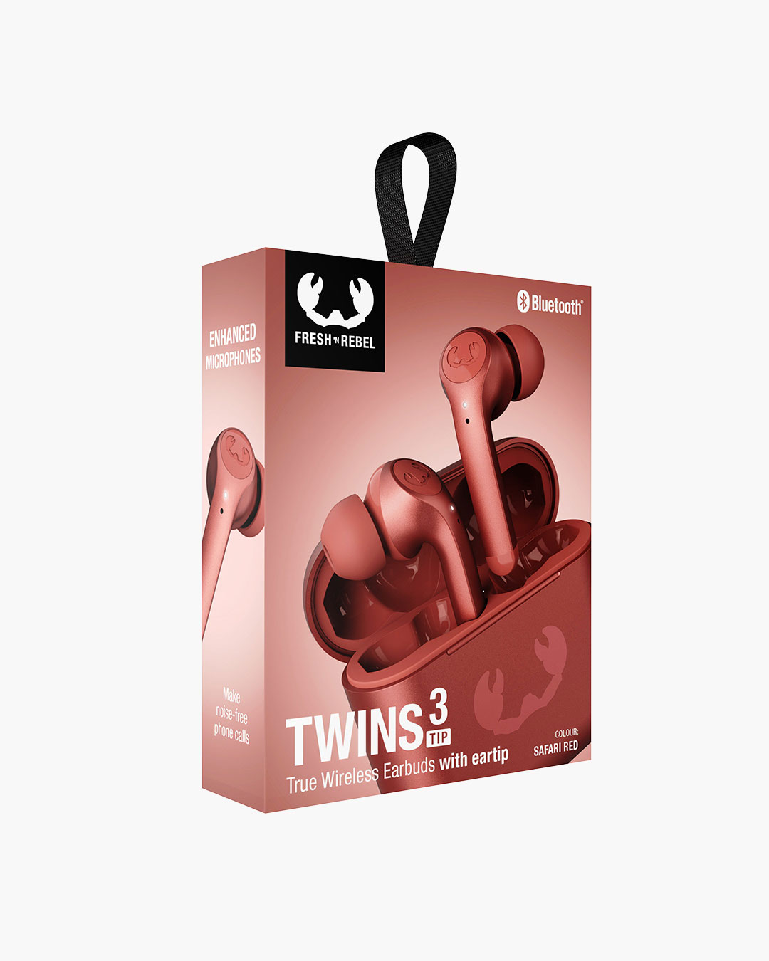 Fresh 'n Rebel - Twins 3 - True Wireless In-ear headphones with ear tip - Safari Red