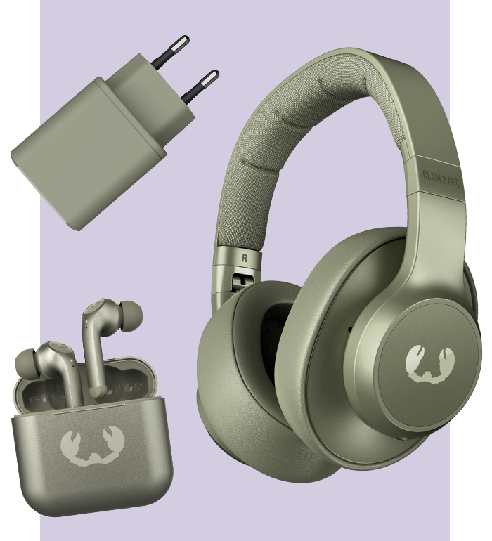 Fresh 'n Rebel - USB + USB-C Mini Charger 45W OD - Mix and Match