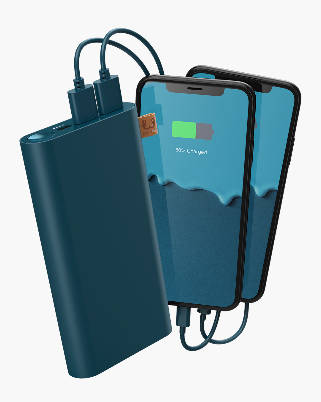 Fresh 'n Rebel - Powerbank 18000 mAh USB-C - Petrol Blue