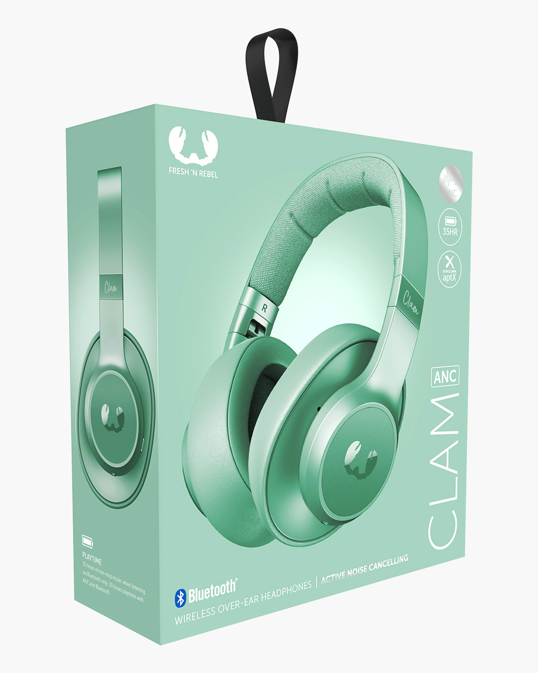Fresh 'n Rebel - Clam ANC - Wireless over-ear headphones with active noise cancelling - Misty Mint