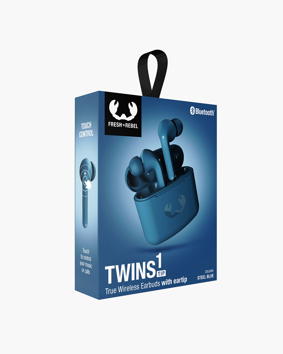 Fresh 'n Rebel - Twins 1 - True Wireless In-ear headphones with ear tip - Steel Blue