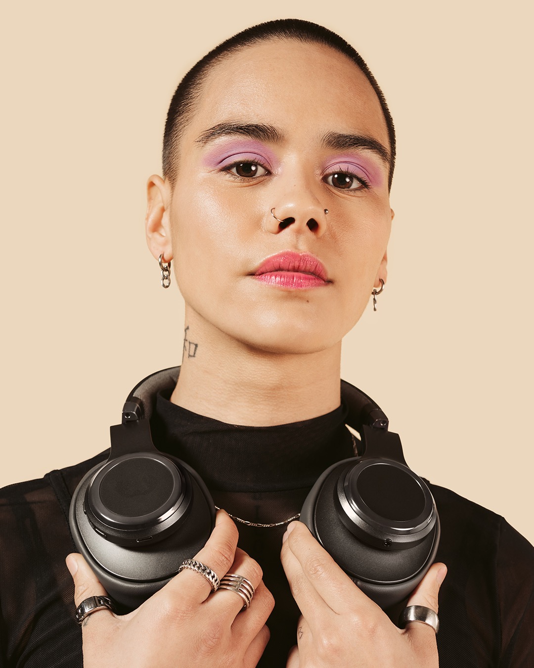 Fresh 'n Rebel - Clam Elite - Wireless over-ear headphones with digital noise cancelling - Storm Grey