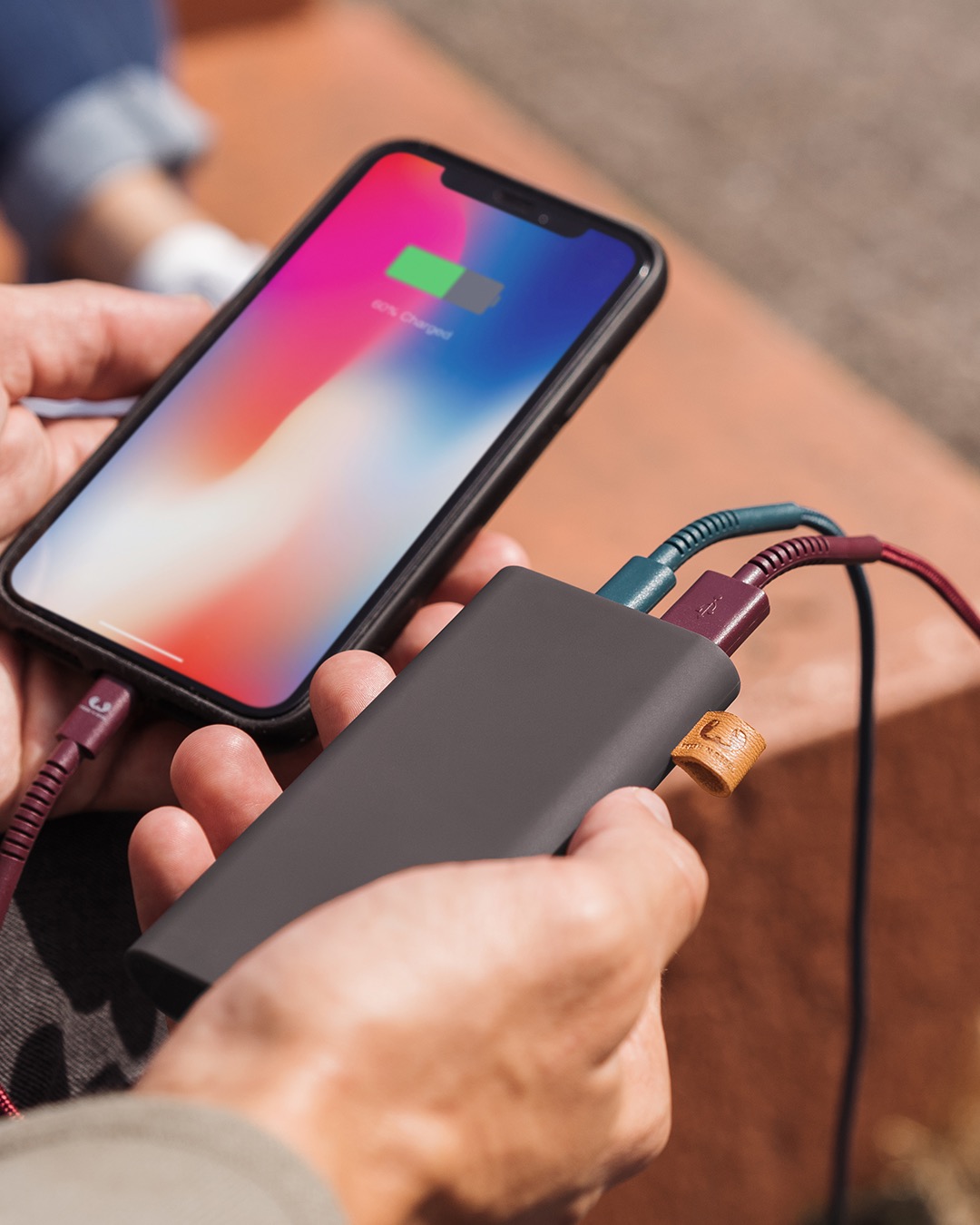 Fresh 'n Rebel - Powerbank 6000 mAh USB-C - Storm Grey
