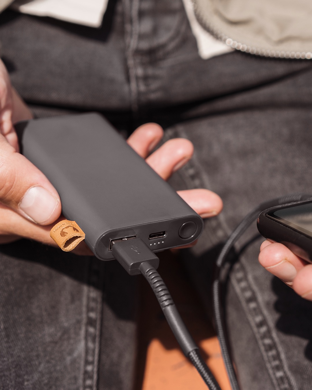 Fresh 'n Rebel - Powerbank 6000 mAh USB-C - Storm Grey
