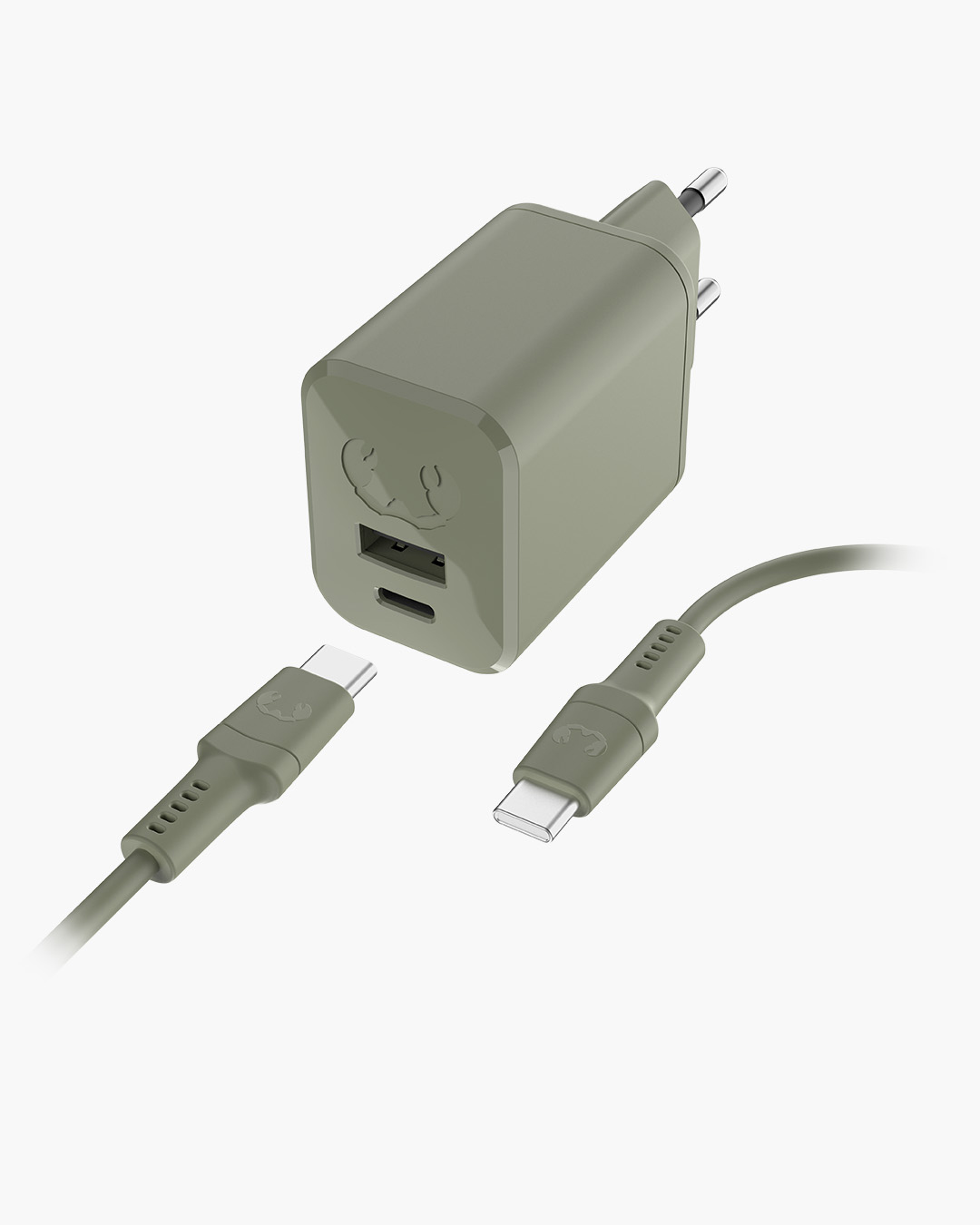 USB + USB-C Mini Charger 45W PD + USB-C