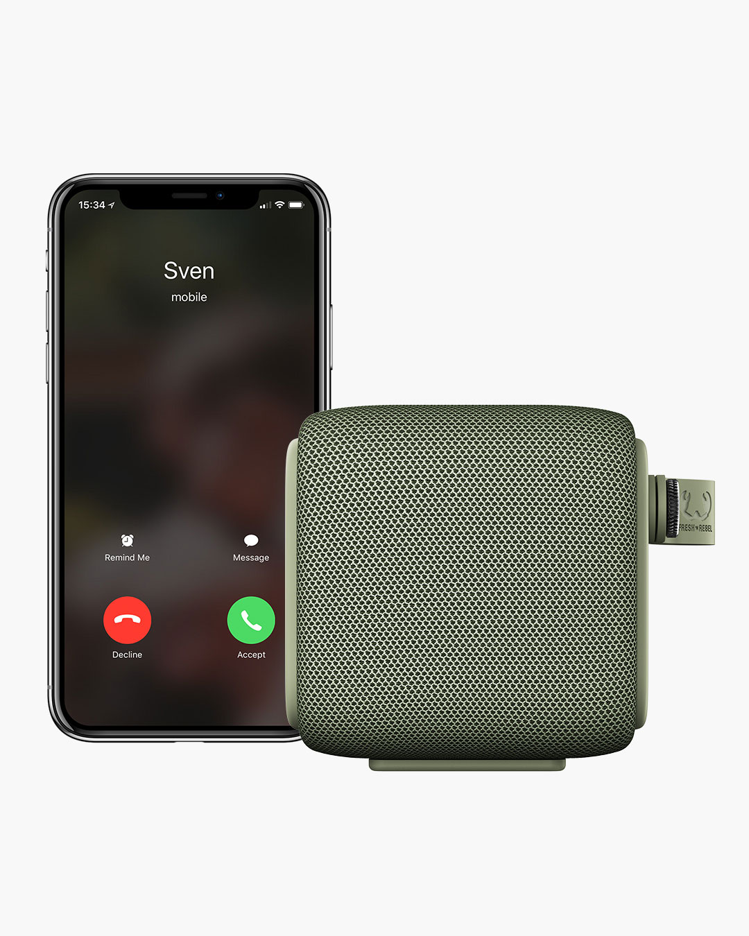 Fresh 'n Rebel - Rockbox Bold S - Wireless Bluetooth speaker - Dried Green