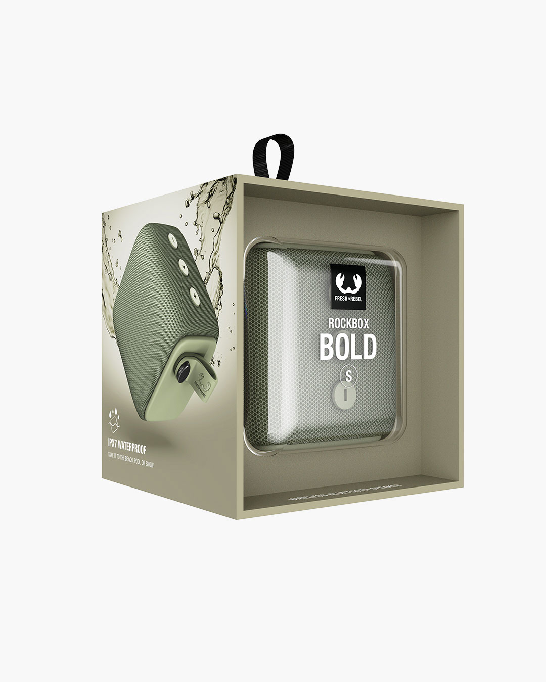Fresh 'n Rebel - Rockbox Bold S - Wireless Bluetooth speaker - Dried Green