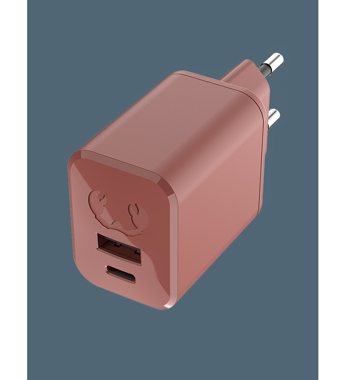 Fresh 'n Rebel - USB + USB-C Mini Charger 45W PD - Fast Charging