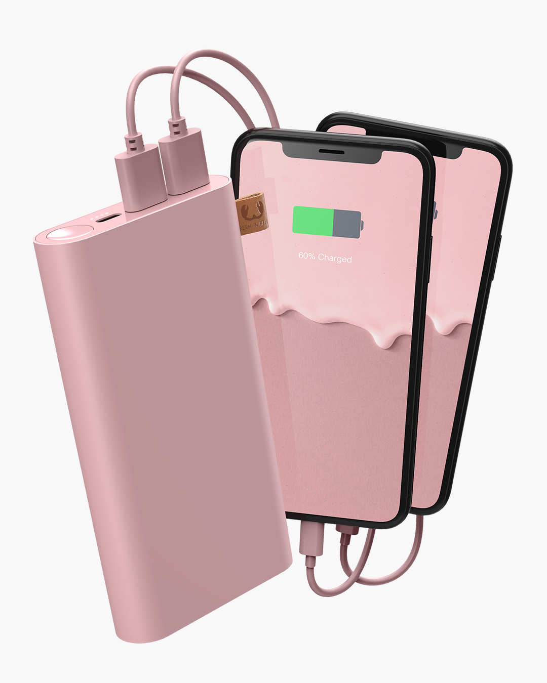 Fresh 'n Rebel - Powerbank 18000 mAh USB-C - Dusty Pink