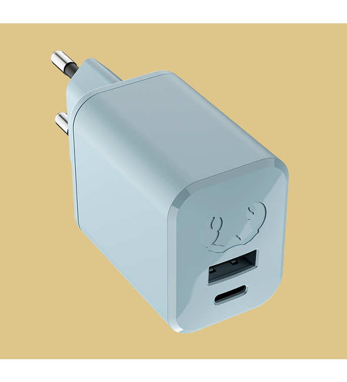 Fresh 'n Rebel - USB + USB-C Mini Charger 45W PD - Size