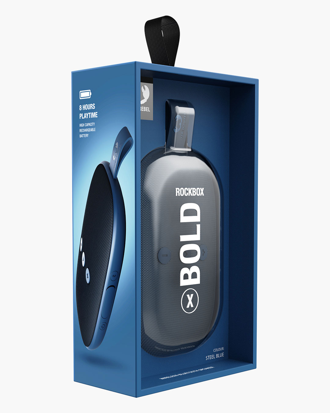 Fresh 'n Rebel - Rockbox Bold X - Wireless Bluetooth speaker - Steel Blue