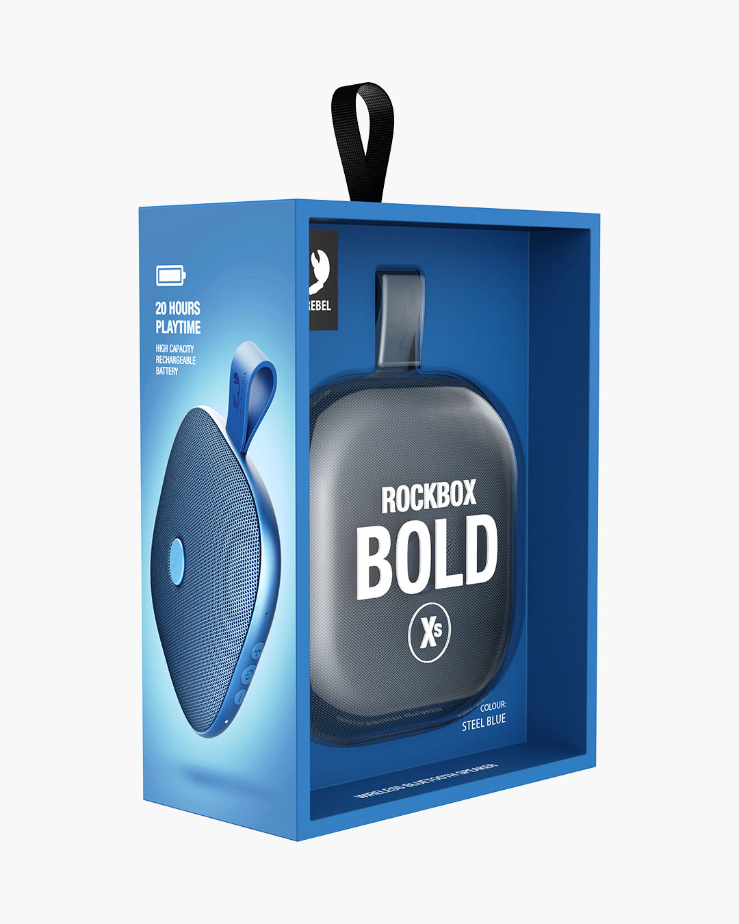 Fresh 'n Rebel - Rockbox Bold Xs - Wireless Bluetooth speaker - Steel Blue
