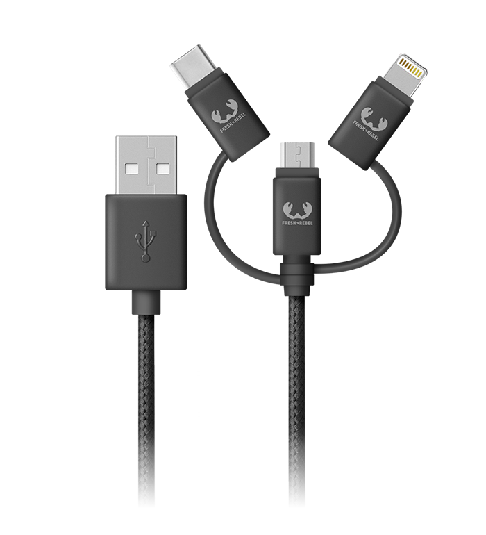Fresh 'n Rebel - USB 3-in-1 Cable