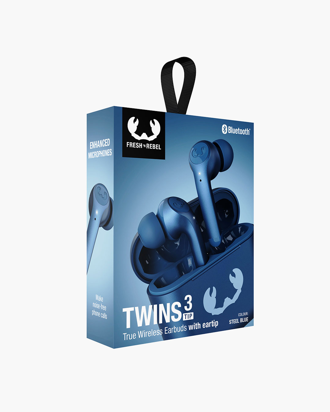 Fresh 'n Rebel - Twins 3 - True Wireless In-ear headphones with ear tip - Steel Blue