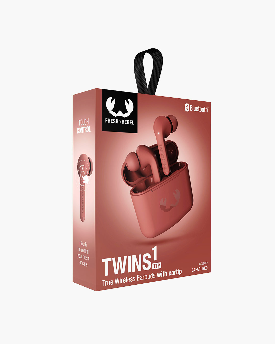 Fresh 'n Rebel - Twins 1 - True Wireless In-ear headphones with ear tip - Safari Red
