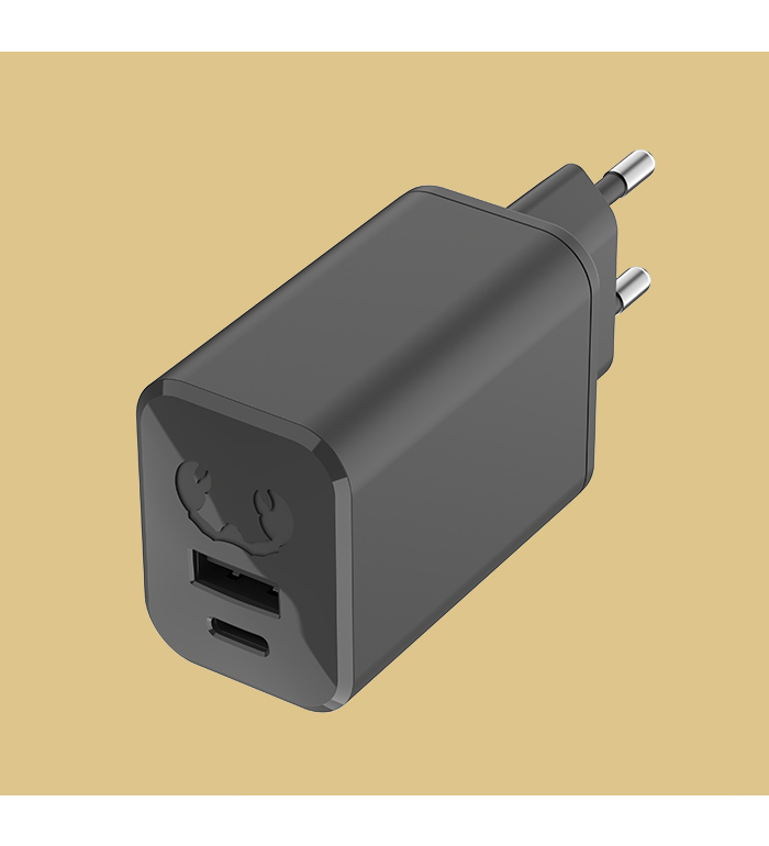 Fresh 'n Rebel - USB + USB-C Mini Charger 65W PD GaN