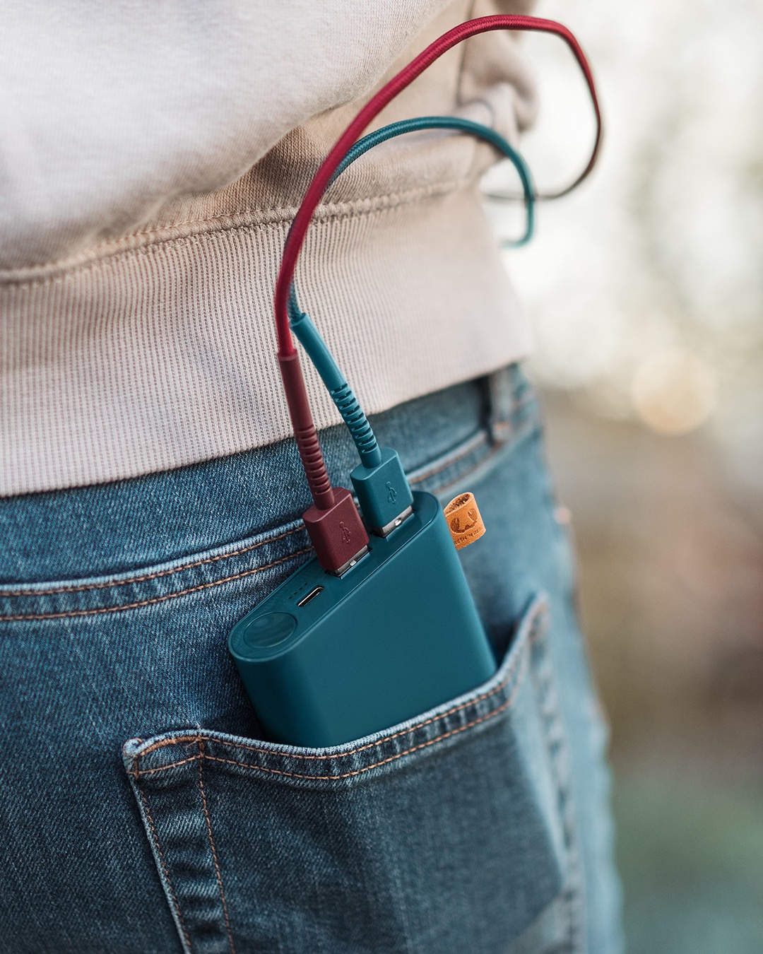 Fresh 'n Rebel - Powerbank 18000 mAh USB-C - Petrol Blue