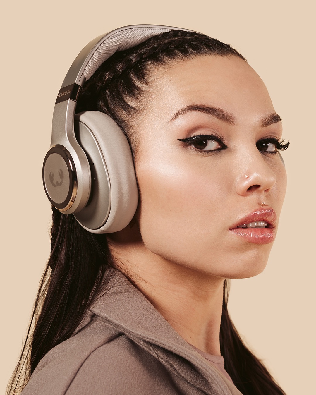 Fresh 'n Rebel - Clam Elite - Wireless over-ear headphones with digital noise cancelling - Silky Sand